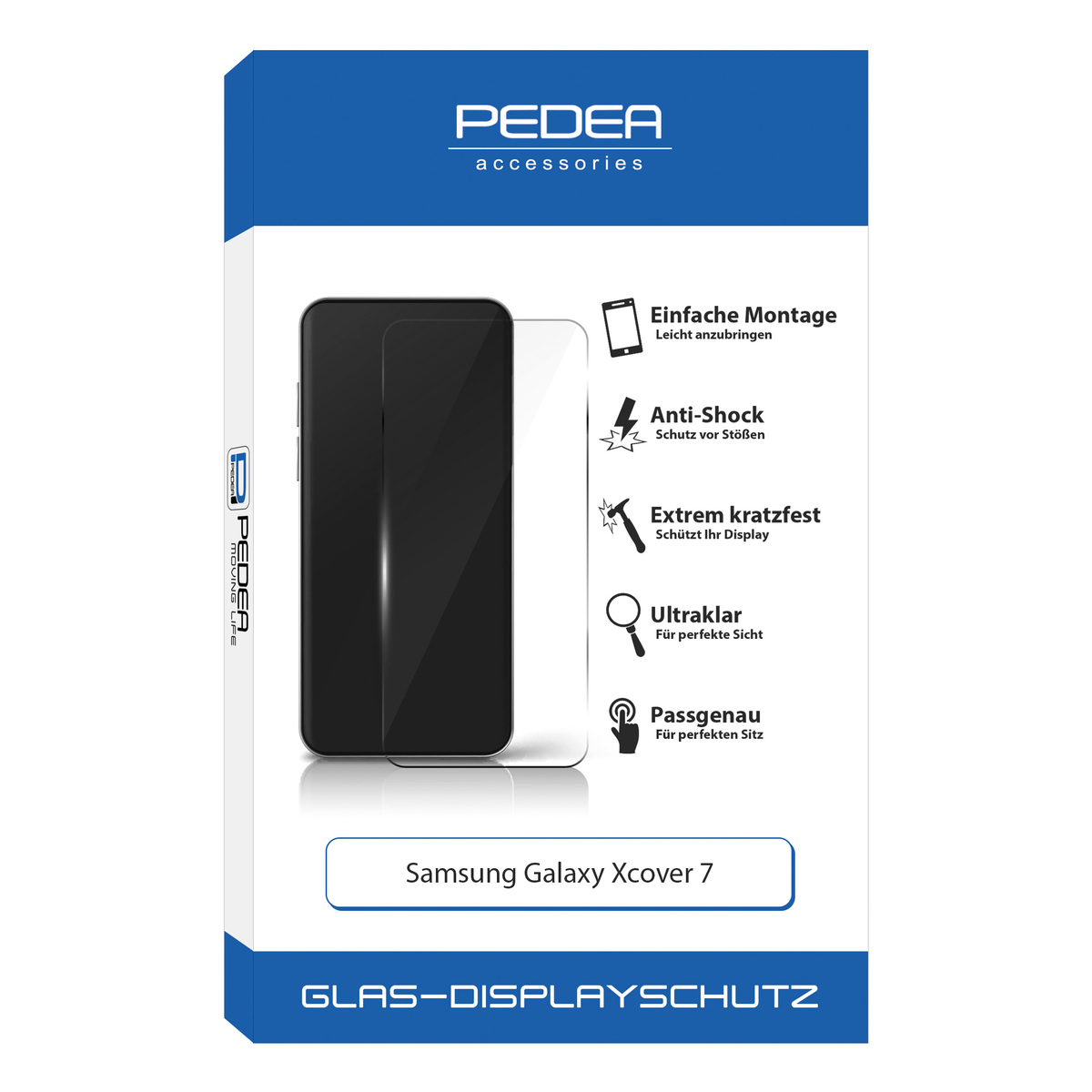 PEDEA Display-Schutzglas Samsung Galaxy Xcover 7 100000046852H