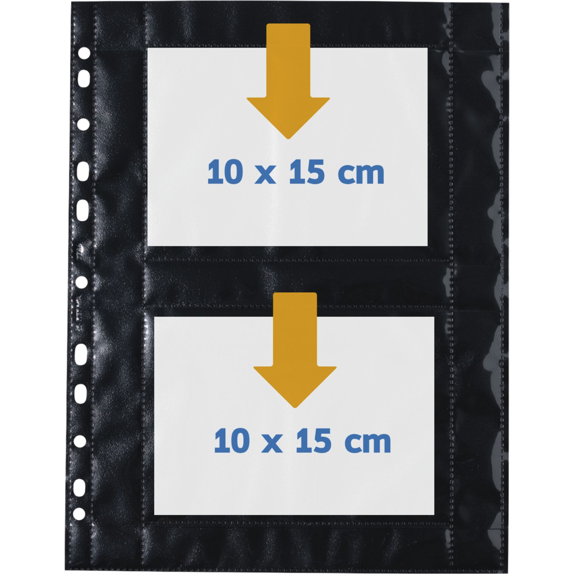 Herma fotophan 10x15 quer 10 Blatt schwarz            7786 514232_03