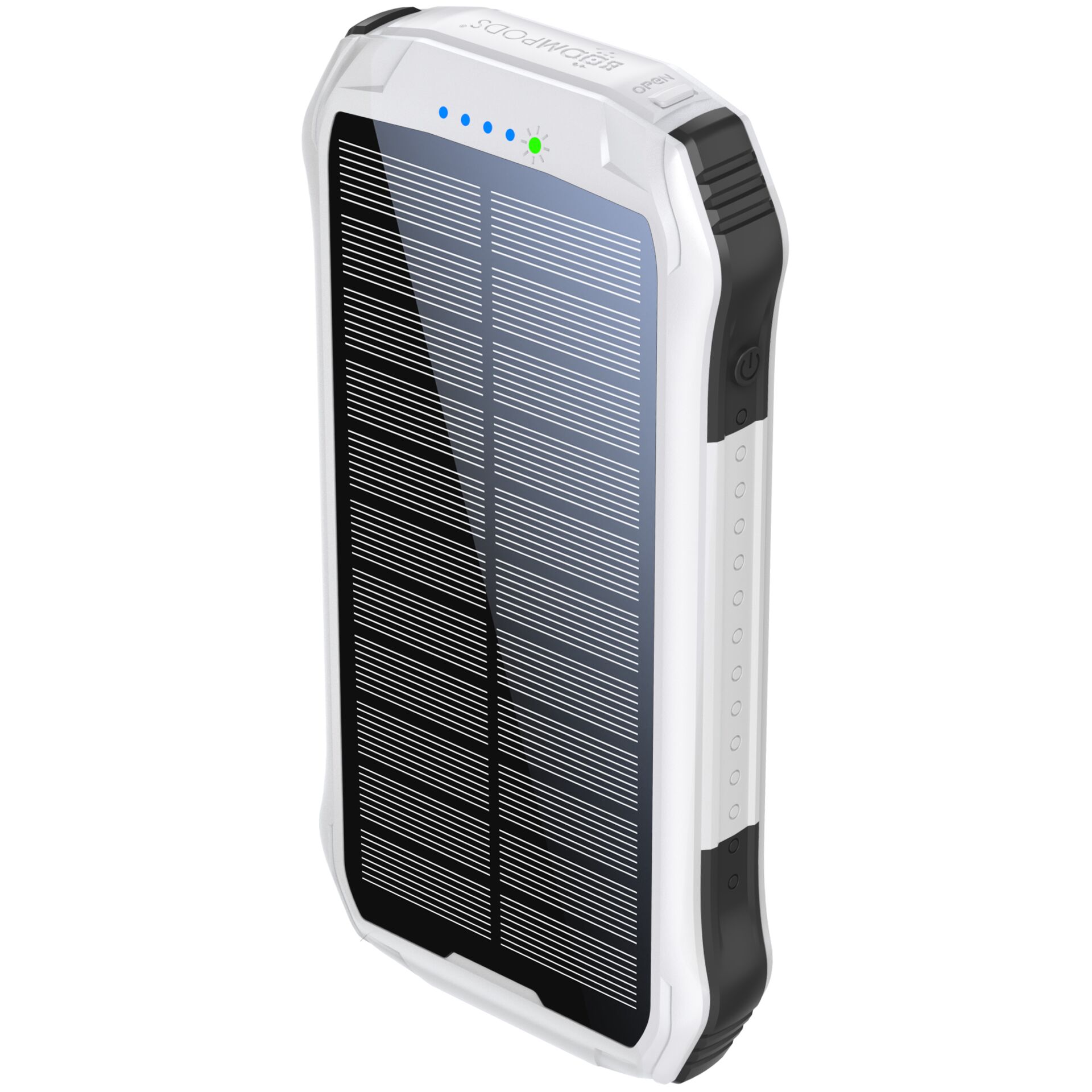 Boompods Neutron Solar Powerbank 10.000mAh weiß