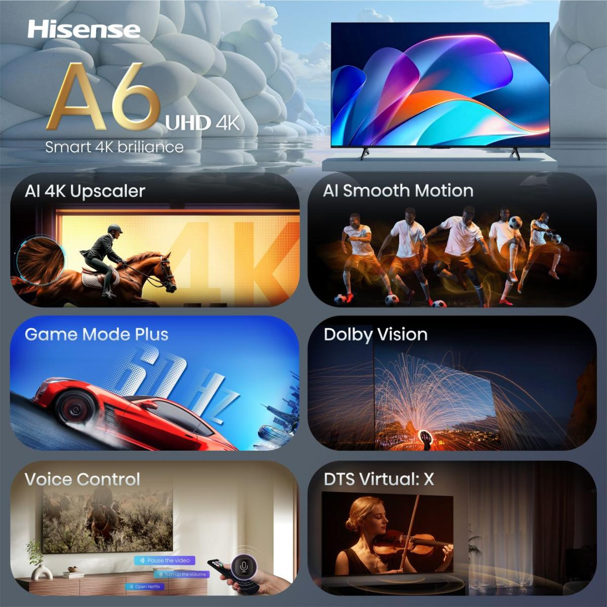 Hisense 50A6S – Ansicht 3