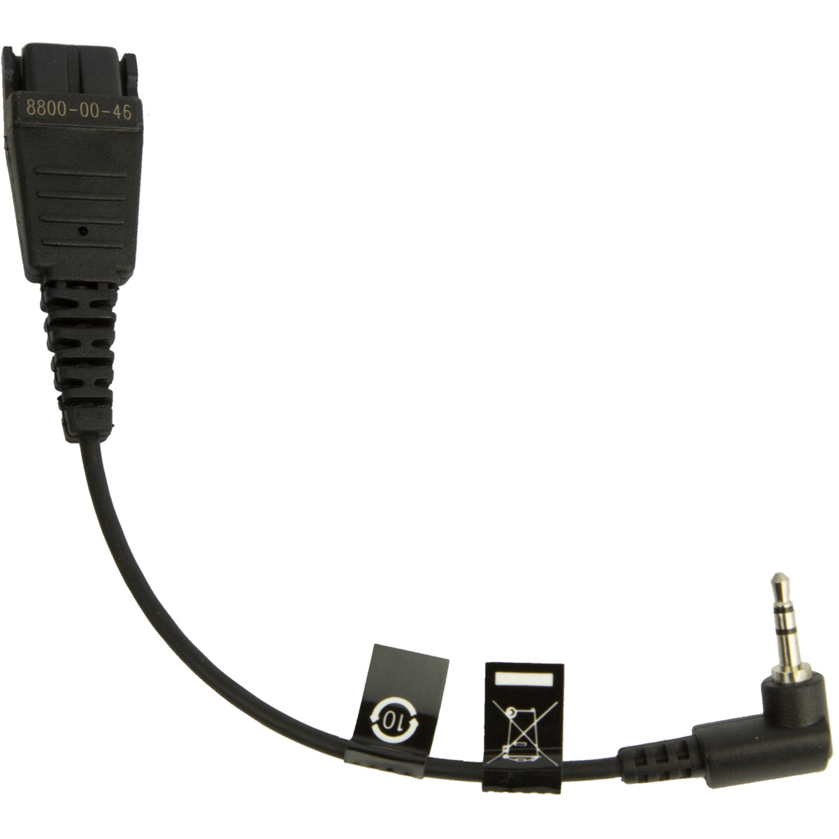JABRA Anschlusskabel QD auf 2,5 mm Klinke (gewinkelt)