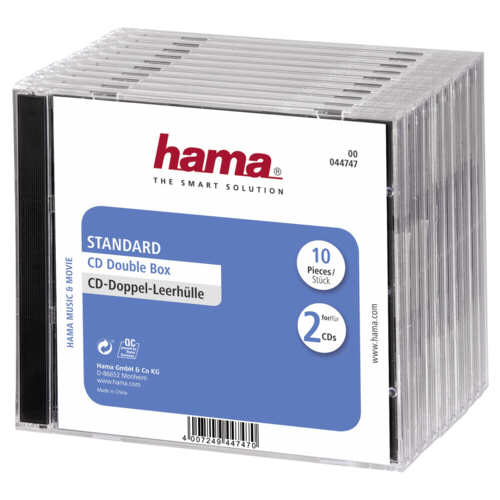 Hama CD Double Box 10er