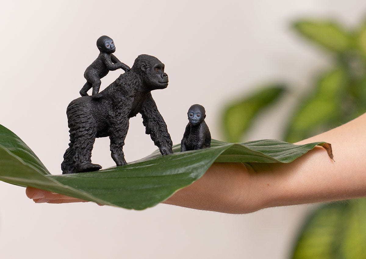 Schleich Wild Life         42601 Flachland Gorilla Familie