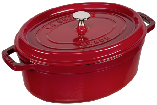 Staub Cocotte CHE 29cm i oval rot