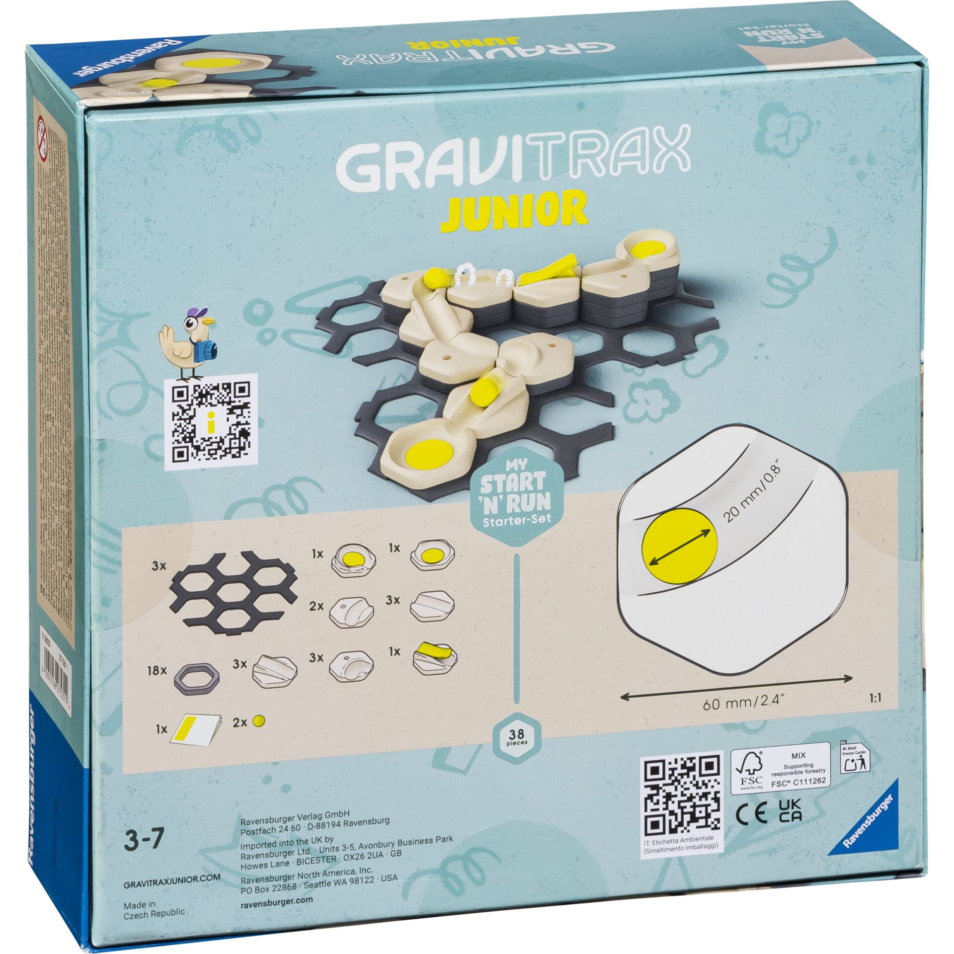 Ravensburger GraviTrax Junior Starter-Set S Start and Run 832274_01