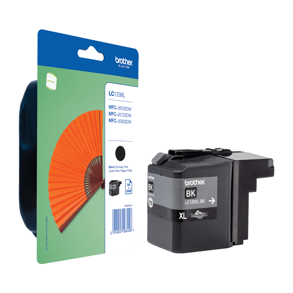 Brother Tintenpatrone LC-129XLBK Schwarz (ca. 2400 Seiten) – Ansicht 5