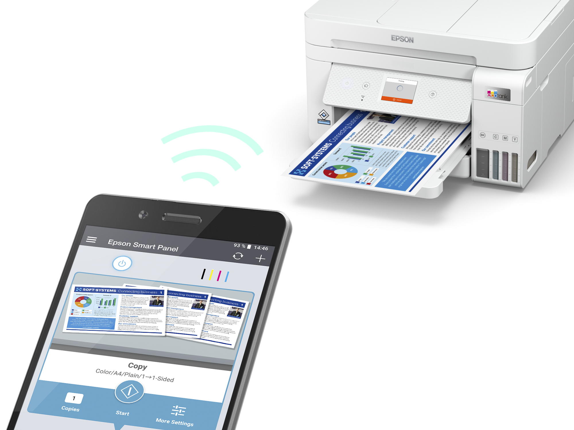 Epson EcoTank ET-4856 4in1 Tintenstrahl MFP Tintentanksystem 93242285_3856552857