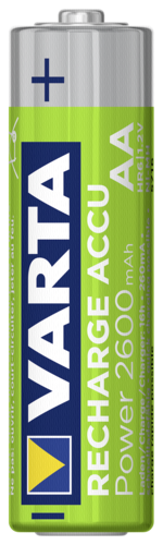 1x2 Varta Rechargeable Accu AA