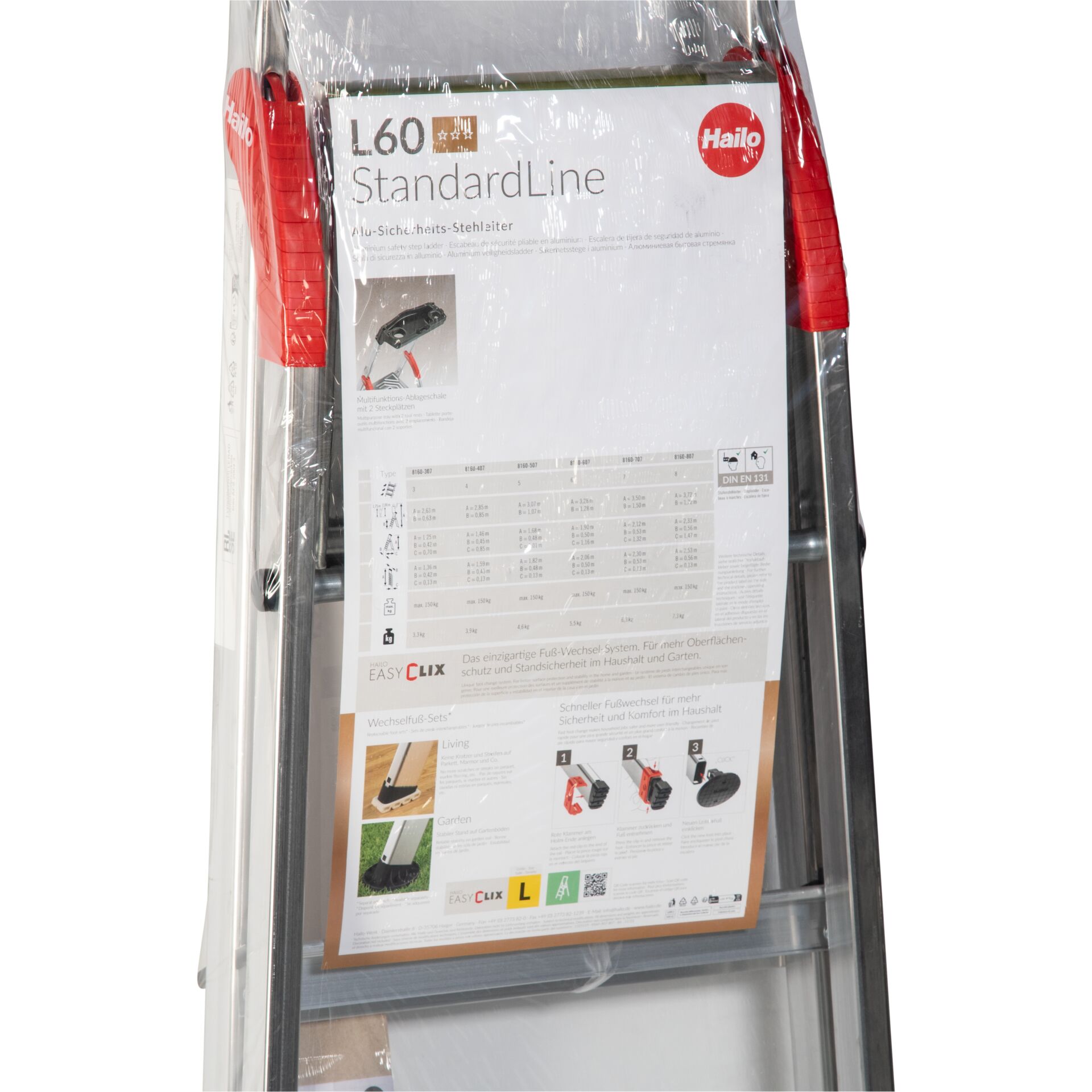 Hailo L60 StandardLine 4 Stufen  Stehleiter 245158_11
