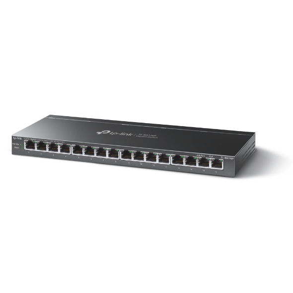 TP-Link TL-SG116P 16-Port Gigabit Desktop Switch 16x PoE+ – Ansicht 2