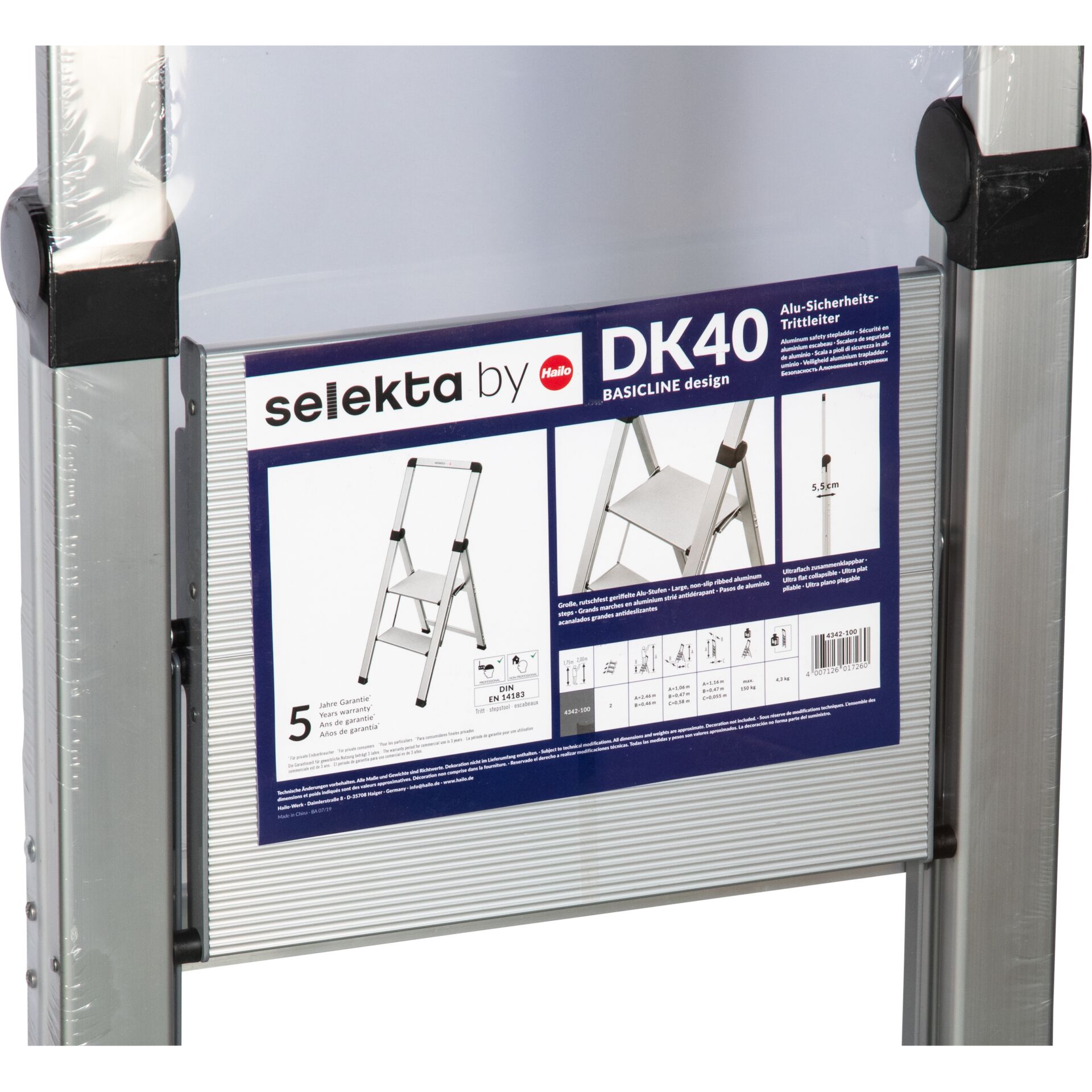 Hailo DK40 StandardLine 2 Stufen Trittleiter 245032_08