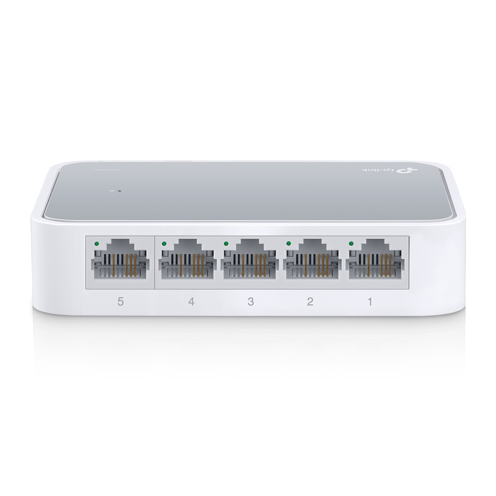 TP-LINK TL-SF1005D Unmanaged Fast Ethernet (10/100) Weiß