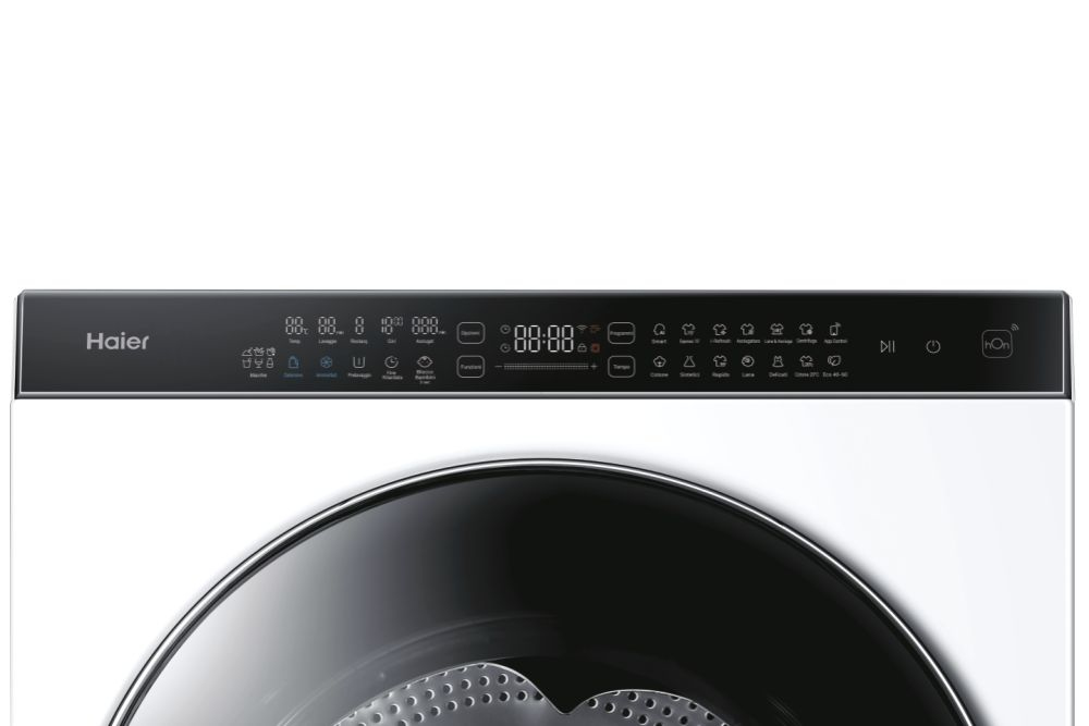 Haier Super Drum Series 9 HWD100-BD1499U1N Waschtrockner Freistehend Frontlader Weiß D