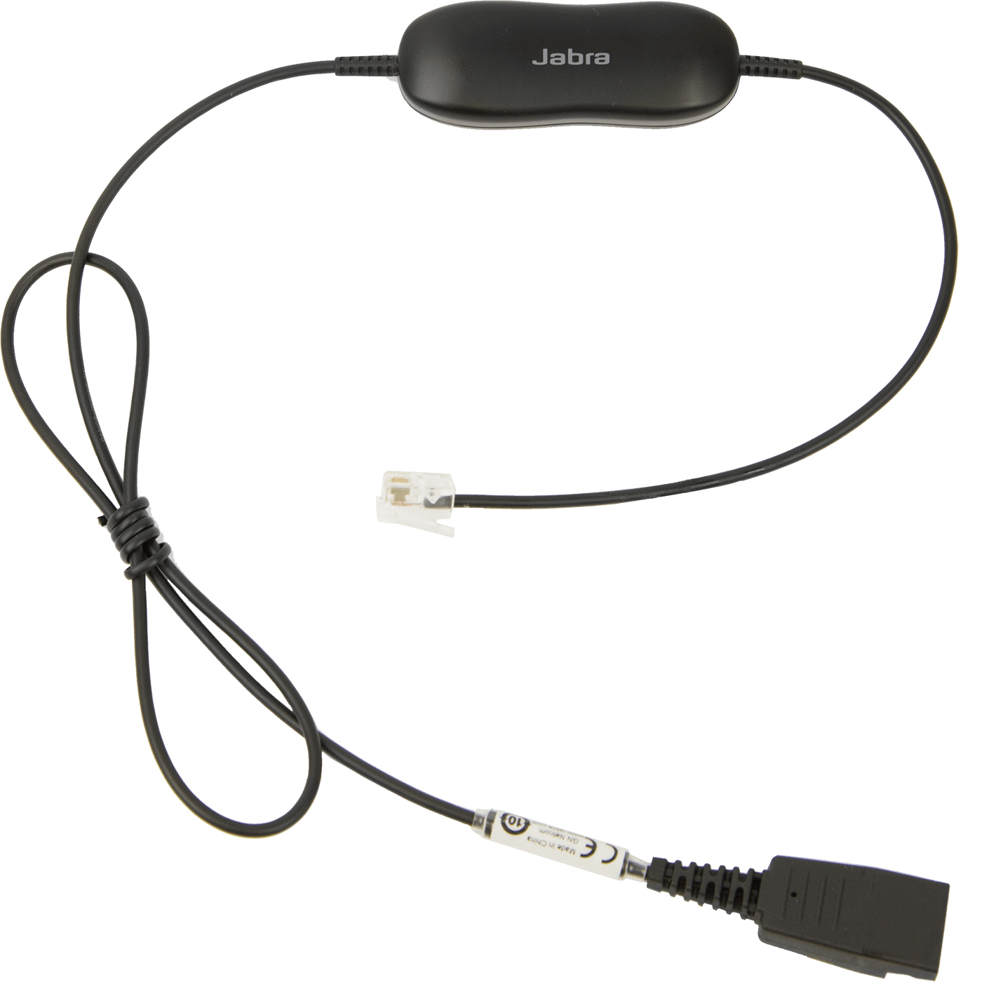 JABRA Anschlusskabel GN1216 (QD auf RJ9) glatt (für Avaya) – Ansicht 1