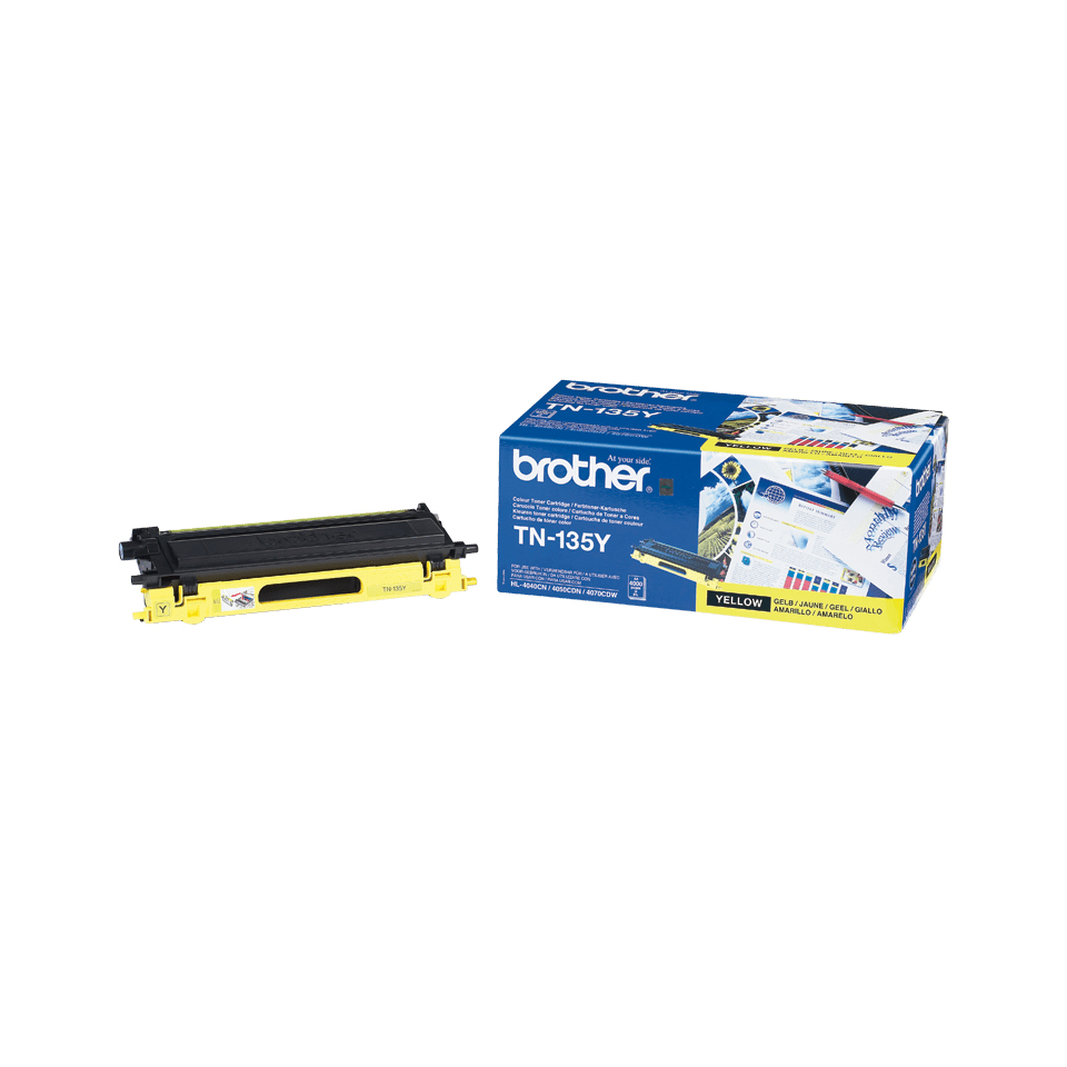Brother Toner TN-135Y Gelb (ca. 4000 Seiten) – Ansicht 1