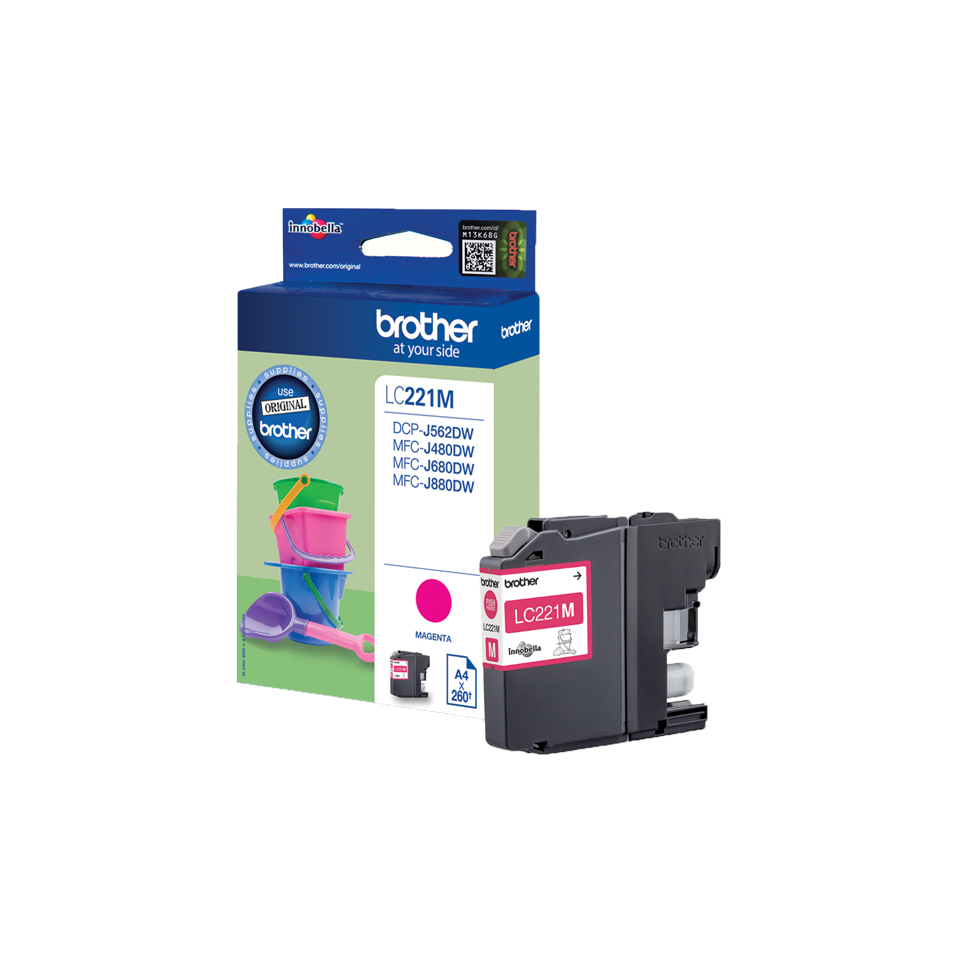 Brother LC-221M 260Seiten Magenta Tintenpatrone