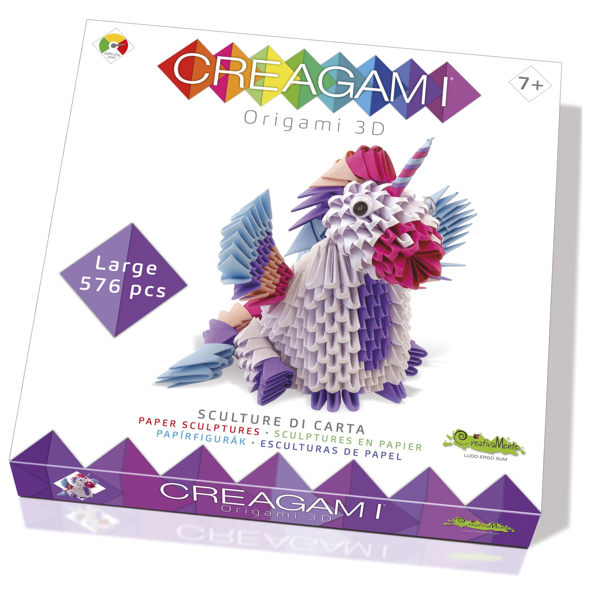 Creagami Origami 3D Einhorn 576 Teile 823482_00