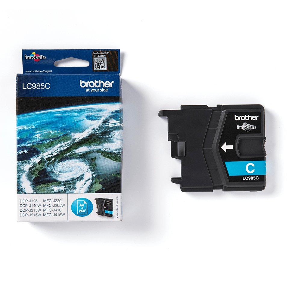 Brother Tintenpatrone LC-985C Cyan (ca. 260 Seiten) – Ansicht 4