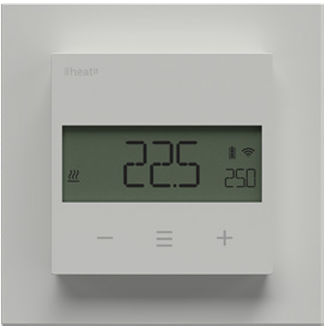 Heatit Z-Temp3 Batteriebetriebenes Thermostat 800er Serie (Weiß RAL 9003) Heatit Z-Temp3 Batteriebetriebenes Thermostat 800er Serie (Weiß RAL 9003)