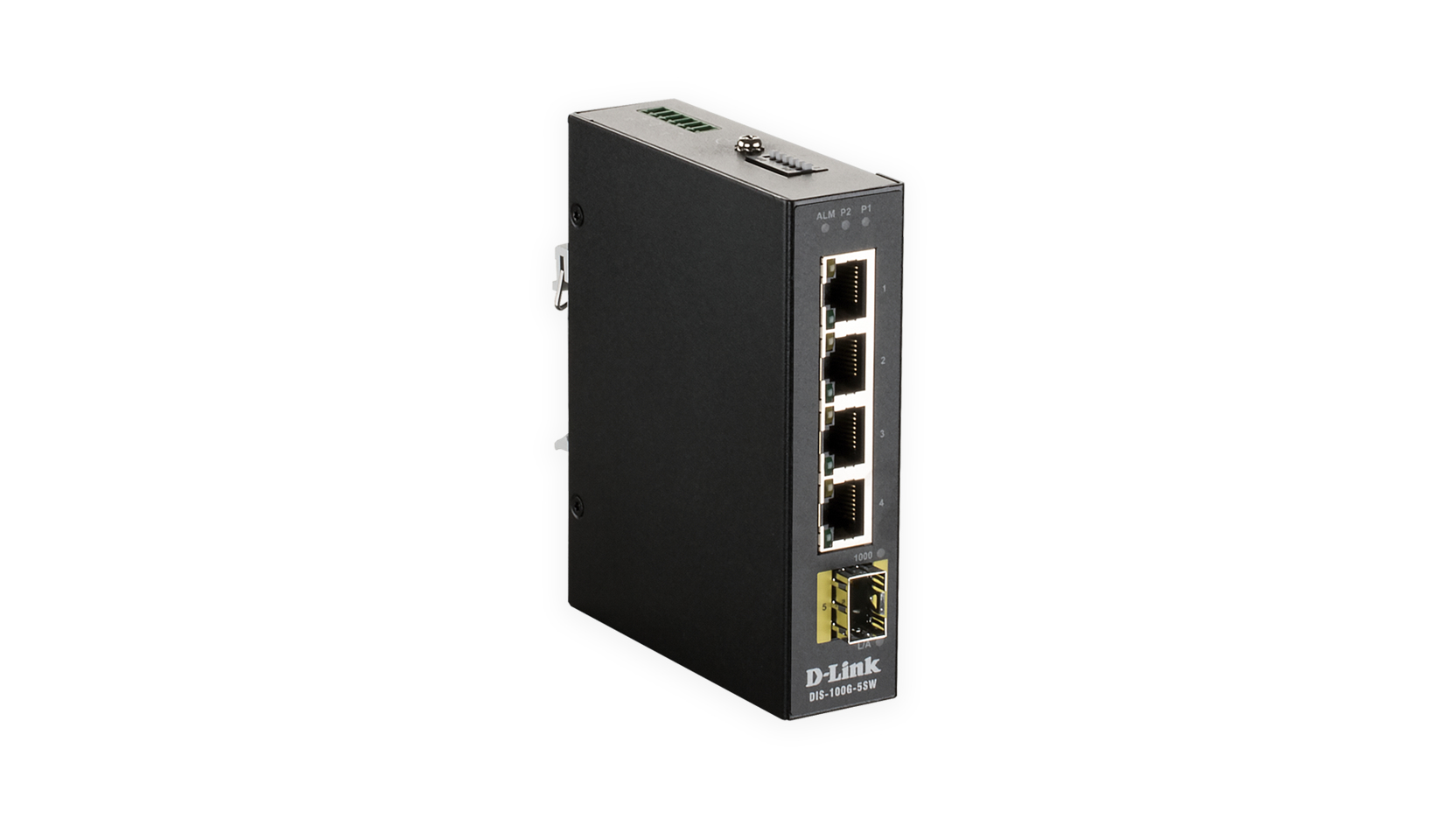 D-Link DIS‑100G‑5SW ungemanaged L2 Gigabit Ethernet (10/100/1000) Schwarz