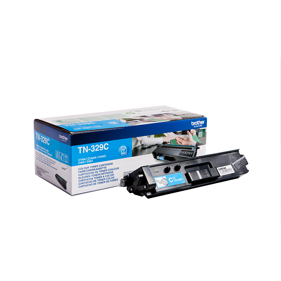 Brother TN-329C Lasertoner 6000Seiten Cyan Lasertoner / Patrone