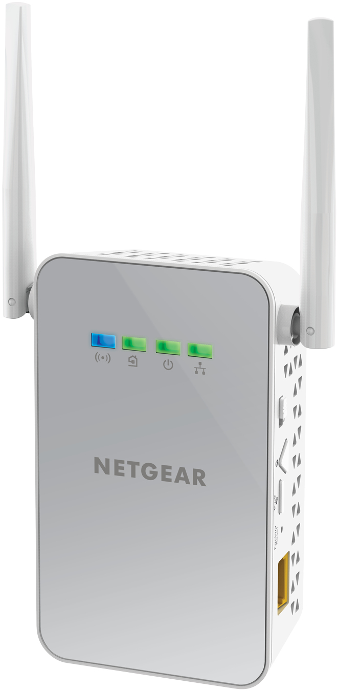 Netgear PowerLINE 1000 + WiFi Eingebauter Ethernet-Anschluss WLAN Weiß 2 Stück(e)