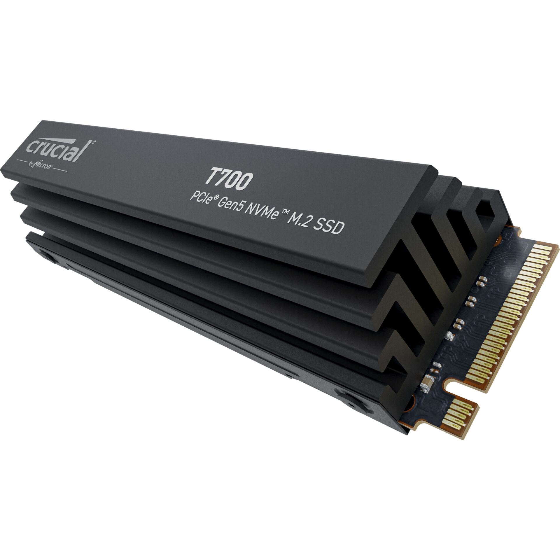 Crucial T700 with heatsink   1TB PCIe Gen5 NVMe M.2 SSD 804064_01