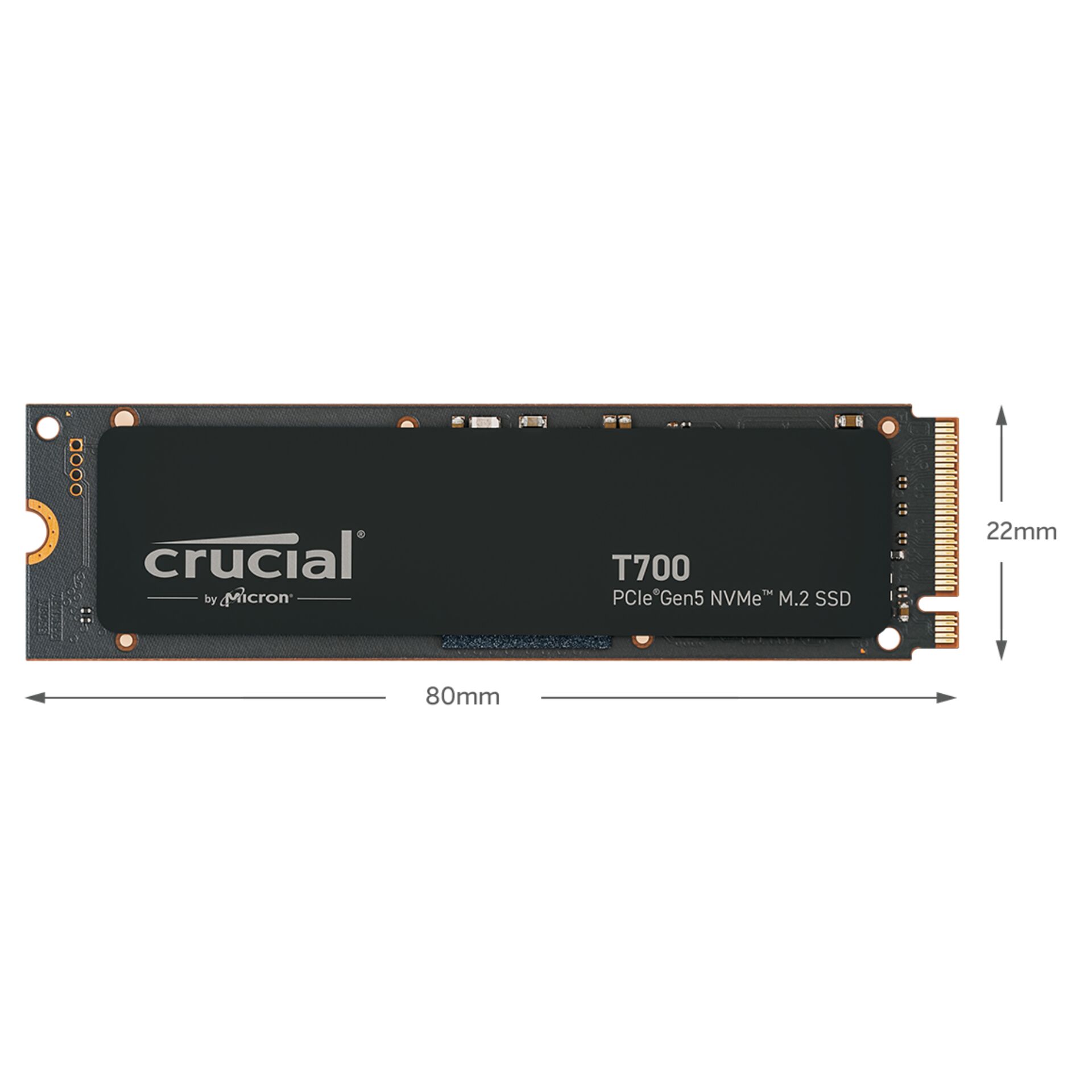 Crucial T700                 2TB PCIe Gen5 NVMe M.2 SSD