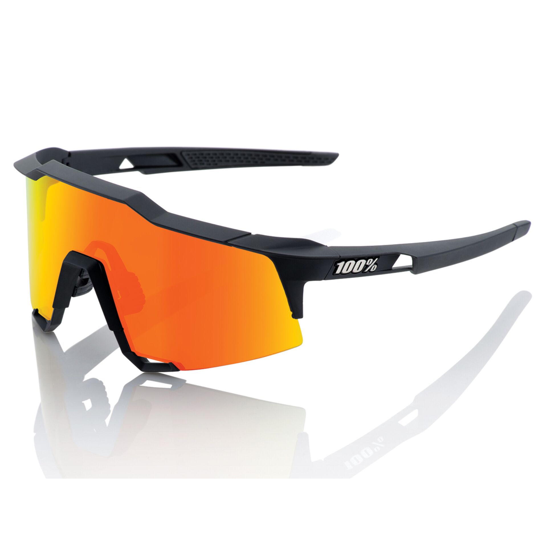 100% Speedcraft - HiPER Mirror Lens Soft Tact Black 136959_00
