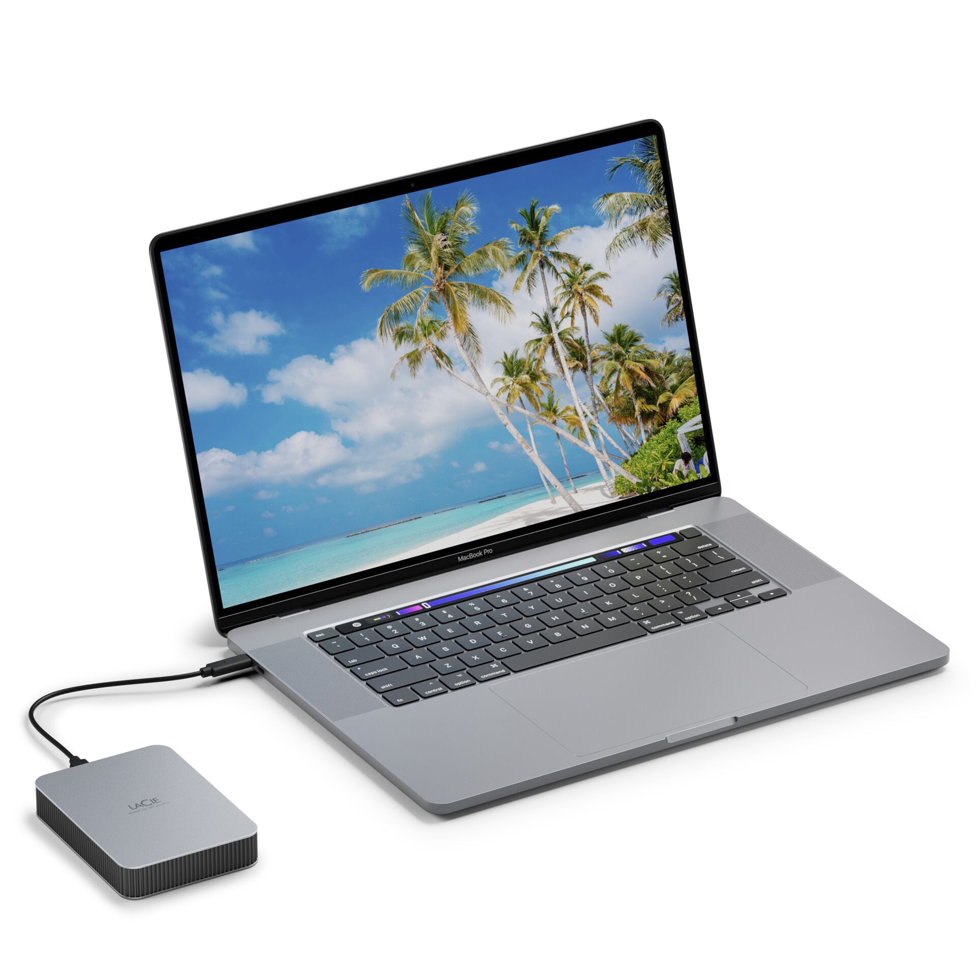 LaCie Mobile Drive           4TB Moon Silver USB 3.2 Type C