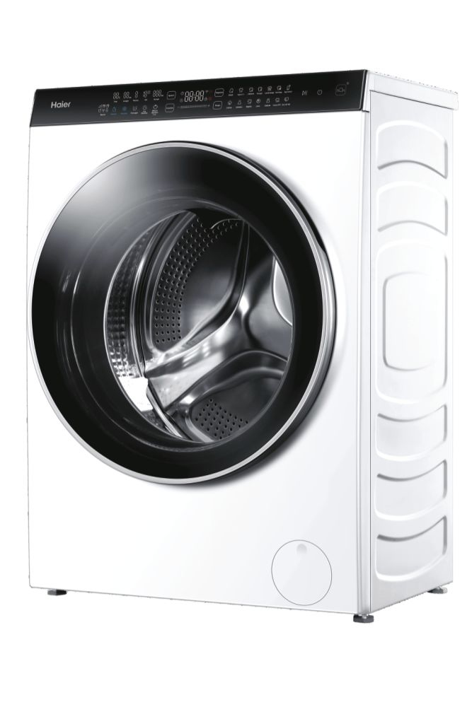 Haier Super Drum Series 9 HWD100-BD1499U1N Waschtrockner Freistehend Frontlader Weiß D