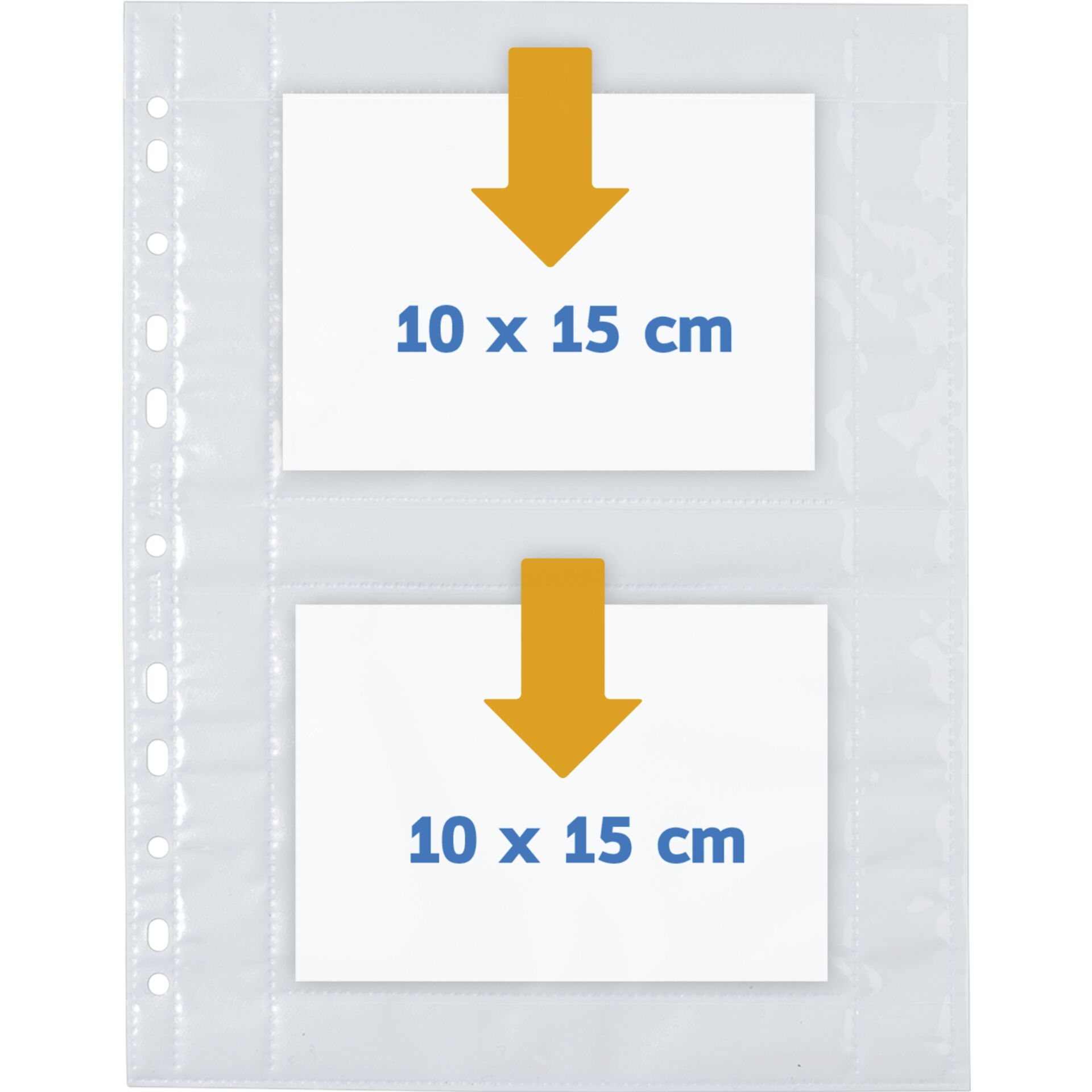 Herma fotophan 10x15 quer   weiß 10 Blatt                    7586 418343_03