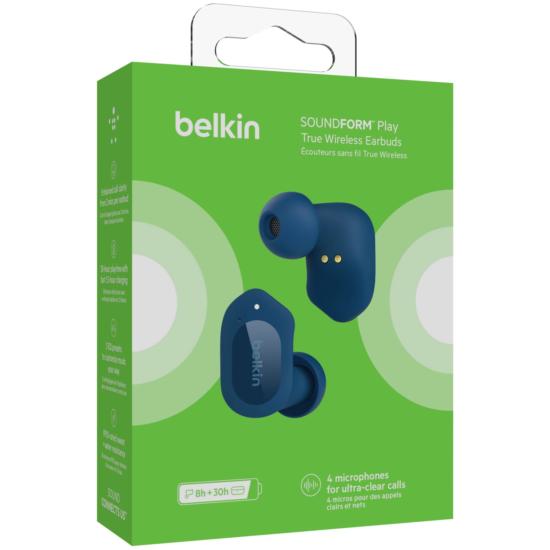 Belkin Soundform Play blau True Wireless In-Ear  AUC005btBL