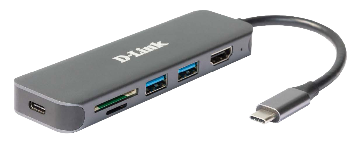 D-Link DUB-2327 6-in-1 USB-C Hub mit HDMI 2d9af94060259df8a5740d92c3b89902