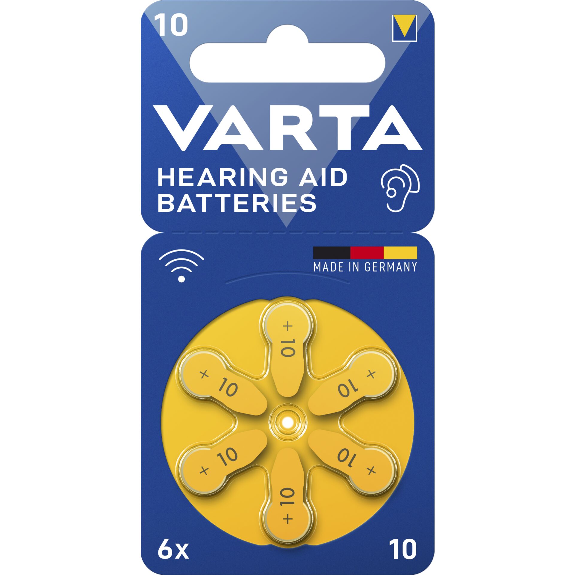 1x6 Varta Hearing Aid Batter. 10 Hörgeräte Batterien  24610101416 824532_00 1x6 Varta Hearing Aid Batter. 10 Hörgeräte Batterien  24610101416 824532_00