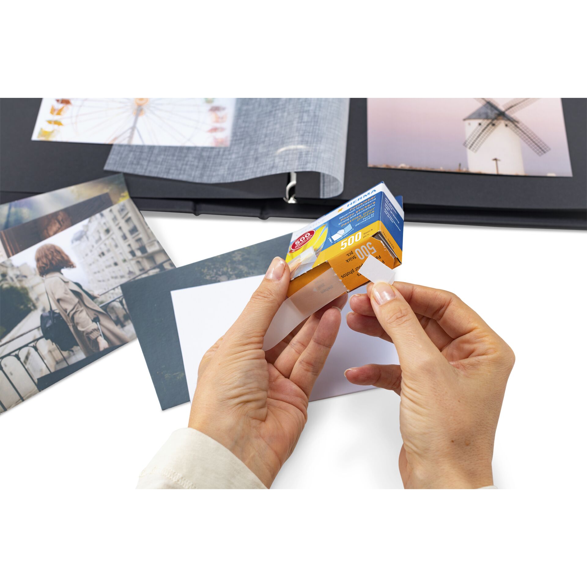 Herma Fotokleber 500 Stück im Kartonspender            1070 103648_04