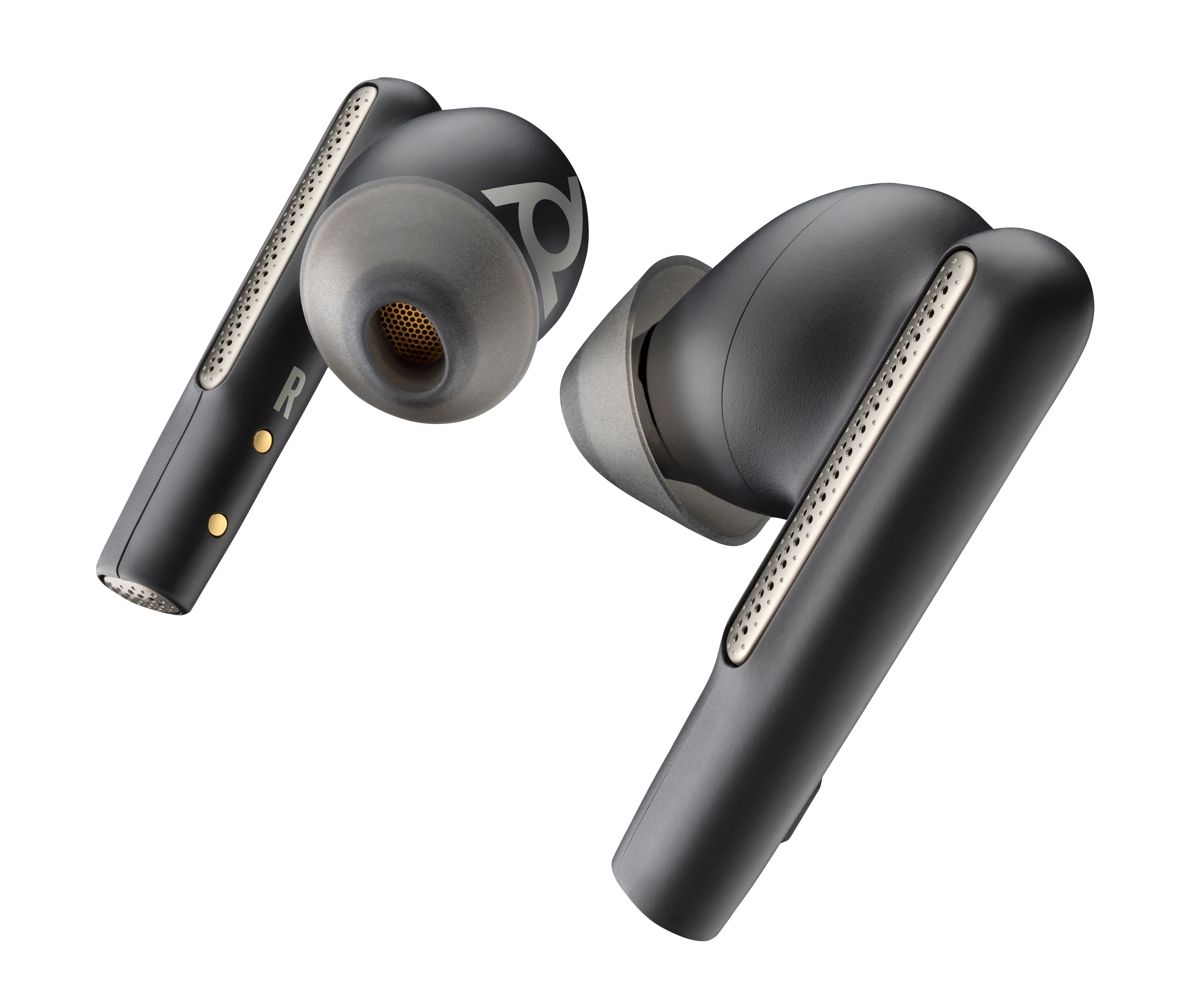 Poly Ersatz Buds schwarz -L+R- für Voyager Free 60 – Ansicht 1