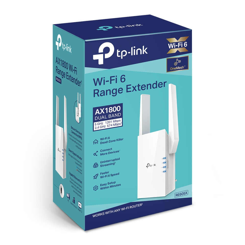TP-Link RE605X AX1800  Wi-Fi 6 WLAN Repeater 84037605_2530164317