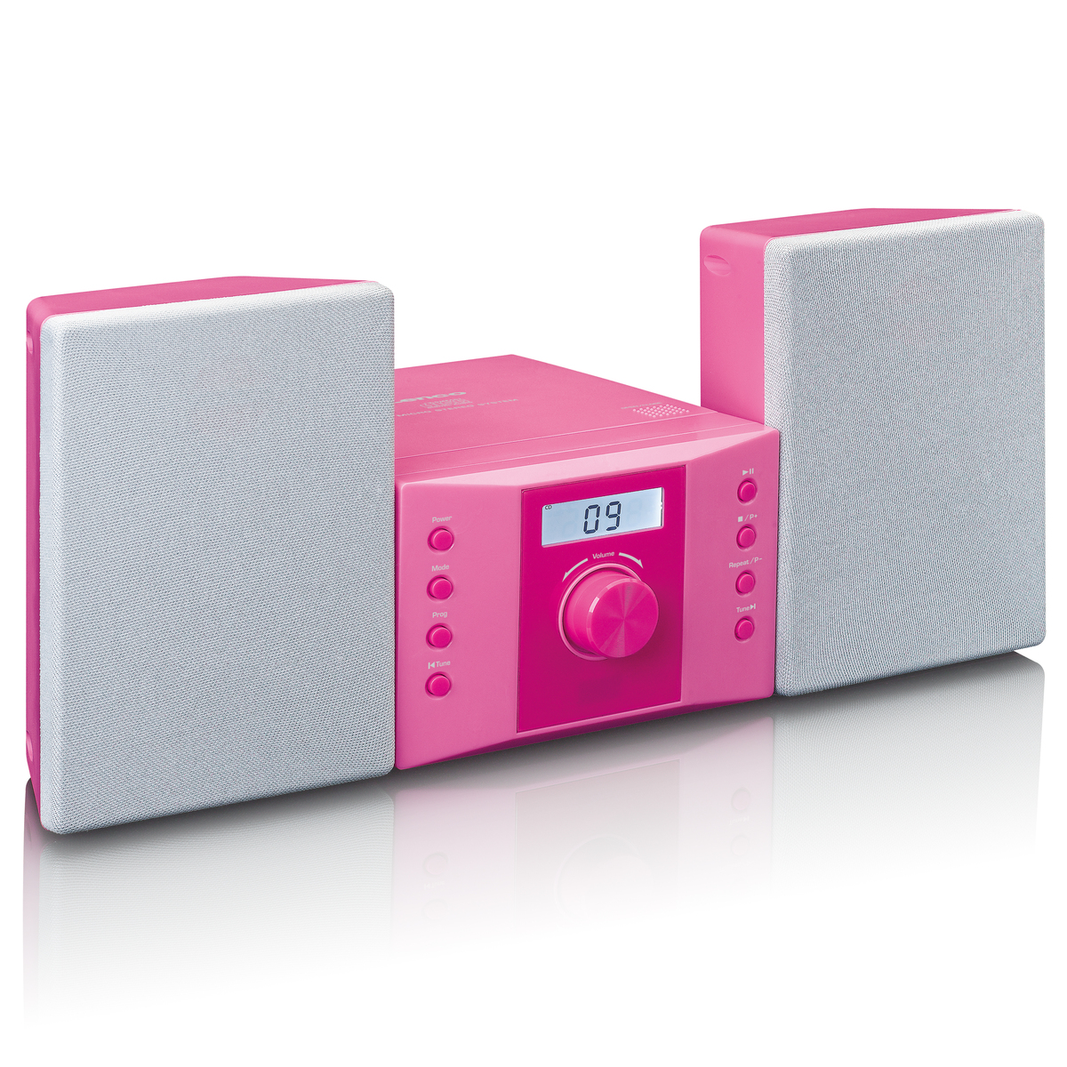 Lenco MC-013PK - Stereoanlage, Pink