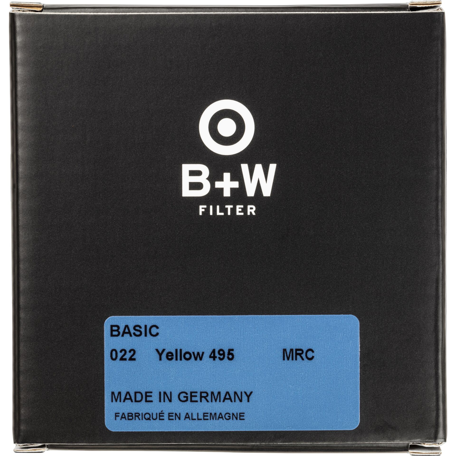 B+W Filter 72mm Gelb 495 MRC Basic