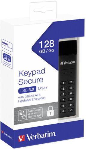 "Verbatim Keypad Secure     128GB"