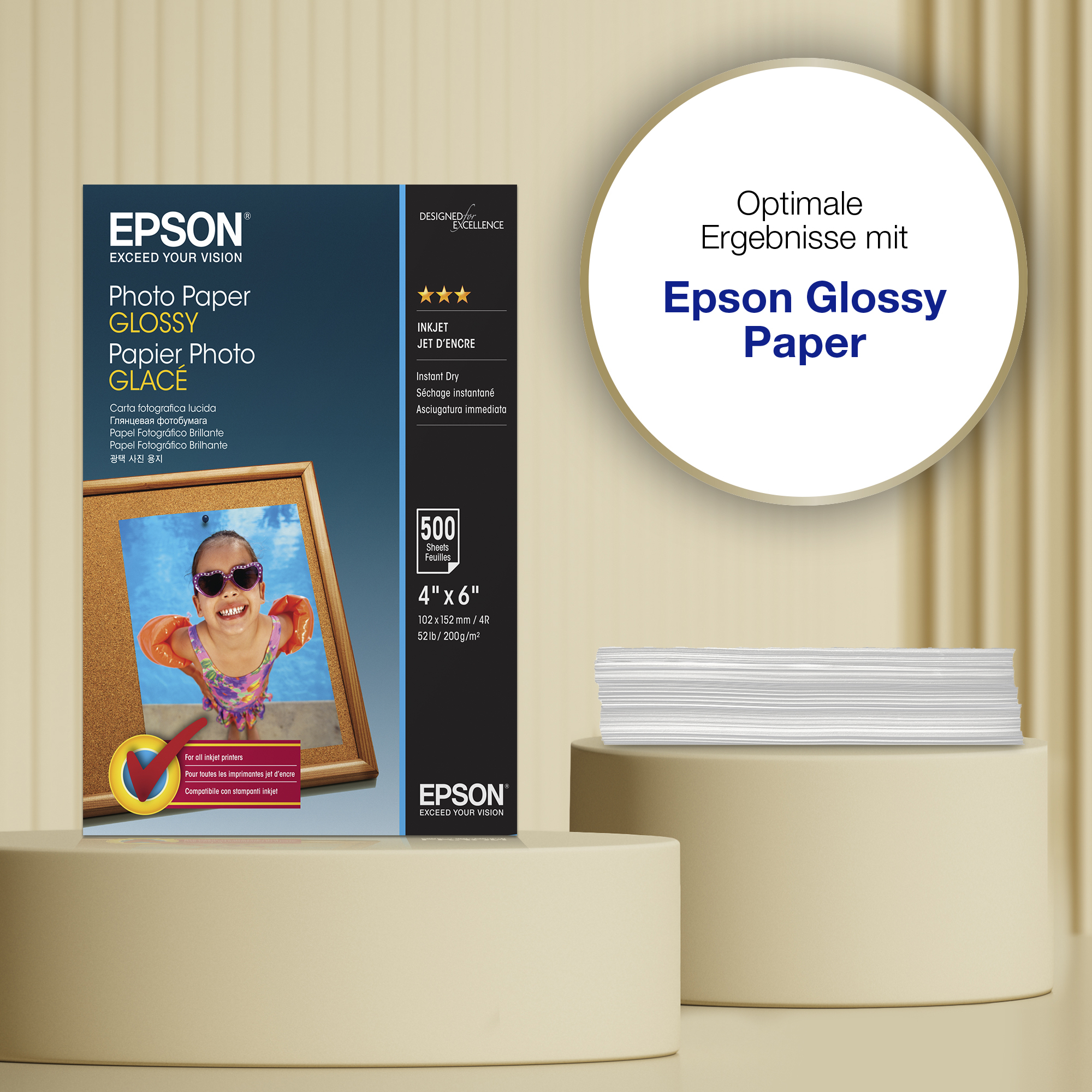 Epson Fotopapier glänzend C13S042549 -10x15cm-500Blatt- 60d09b44e61d80ecd3683ebc9d934735c5de47d4