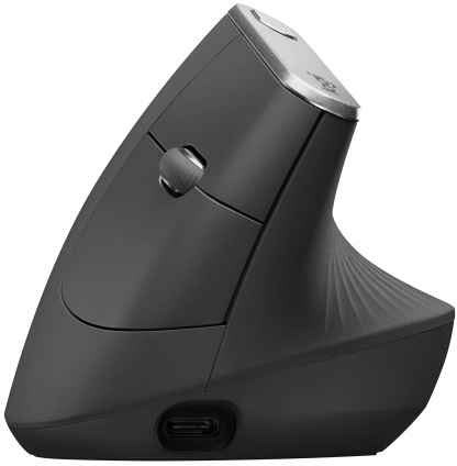 Logitech MX Vertical Wireless Maus schwarz 100000011248H