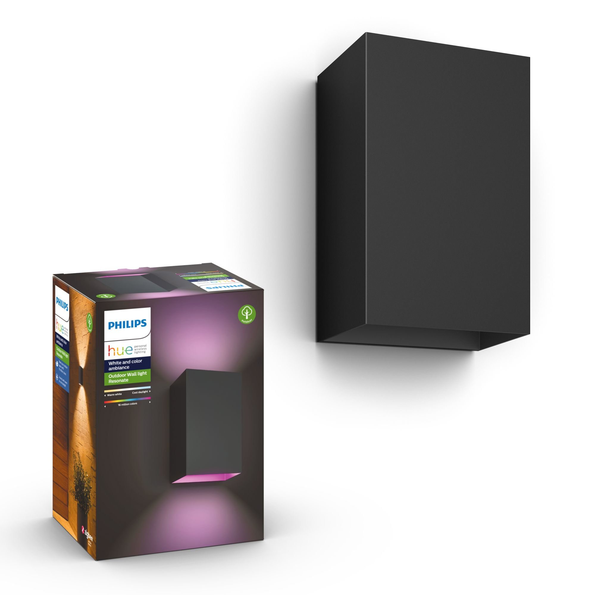 Philips Hue White and Color ambiance Resonate Outdoor Wandleuchte