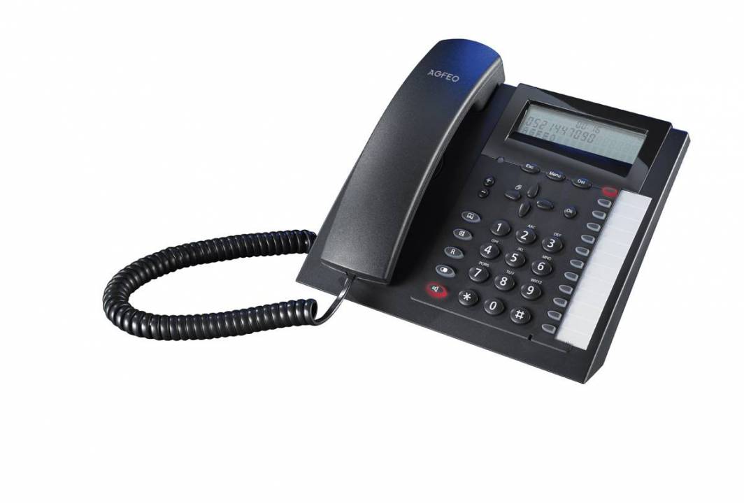 AGFEO-Telefon T18 schwarz