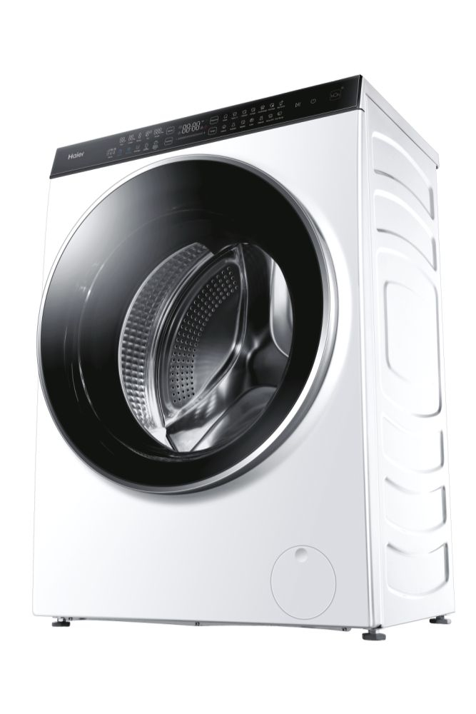 Haier Super Drum Series 9 HWD100-BD1499U1N Waschtrockner Freistehend Frontlader Weiß D