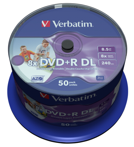 1x50 Verbatim DVD+R Double Layer