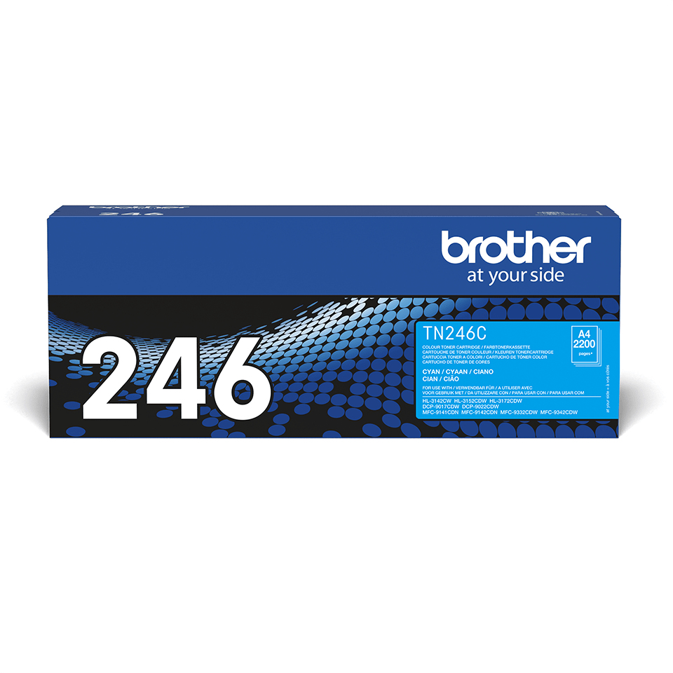 Brother Toner TN-246C Cyan (ca. 2200 Seiten) – Ansicht 1