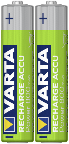 1x2 Varta Rechargeable Accu AAA