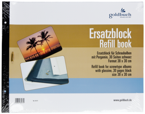 Goldbuch Ersatzblock       38x30